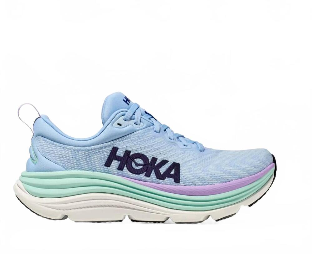 NEW HOKA women’s gaviota 5 athletic shoes in airy blue sunlit ocean